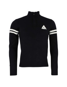 Pull col roulé demi-zip homme CELESTE/FO/A