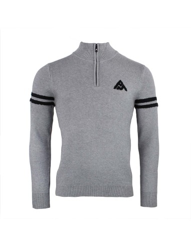 Pull col roulé demi-zip homme CELESTE/FO/A