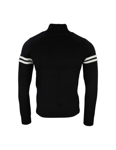Pull col roulé demi-zip homme CELESTE/FO/A