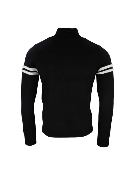 Pull col roulé demi-zip homme CELESTE/FO/A