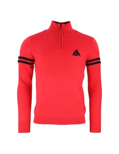 Pull col roulé demi-zip homme CELESTE/FO/B