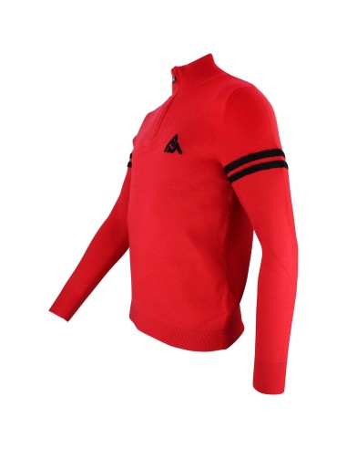 Pull col roulé demi-zip homme CELESTE/FO/B