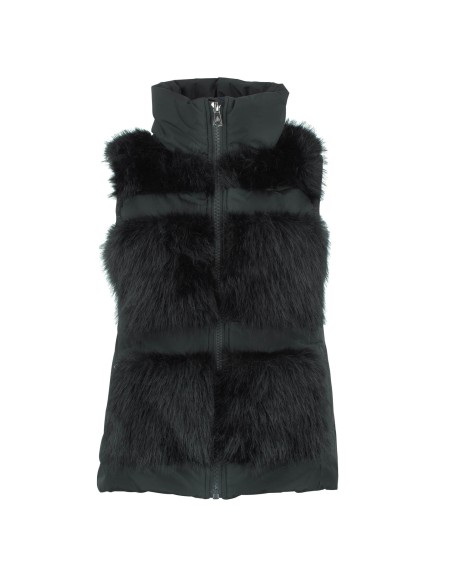 Doudoune à fourrure synthétique sans manches femme AFUR/TE/N