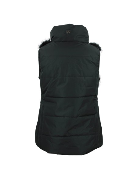Doudoune à fourrure synthétique sans manches femme AFUR/TE/N