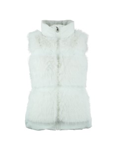 Doudoune à fourrure synthétique sans manches femme AFUR/TE/E
