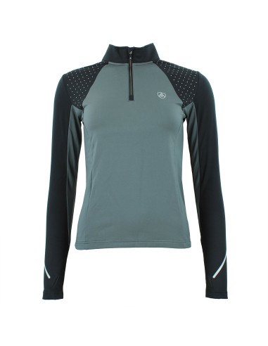 T-shirt 1ère peau demi-zip femme AFLINT/CX