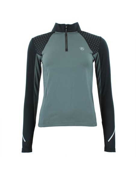 T-shirt 1ère peau demi-zip femme AFLINT/CX