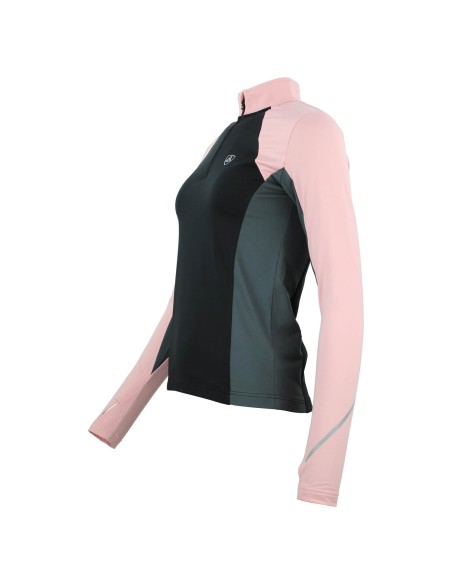 T-shirt 1ère peau demi-zip femme AFLINT/CX