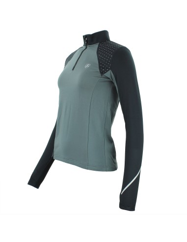 T-shirt 1ère peau demi-zip femme AFLINT/CX