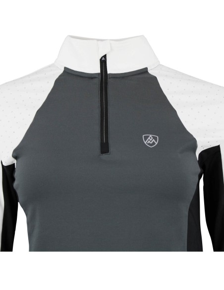 T-shirt 1ère peau demi-zip femme AFLINT/CX