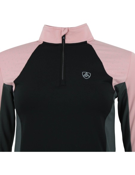 T-shirt 1ère peau demi-zip femme AFLINT/CX