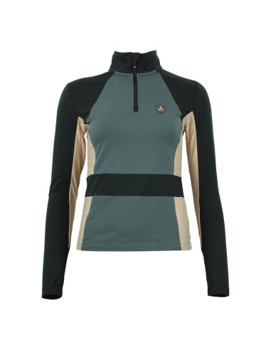 T-shirt 1ère peau demi-zip femme ANATH/CX