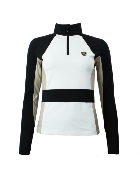 T-shirt 1ère peau demi-zip femme ANATH/CX
