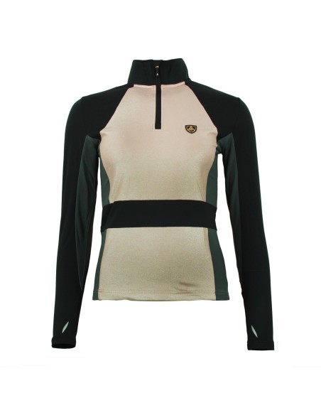 T-shirt 1ère peau demi-zip femme ANATH/CX