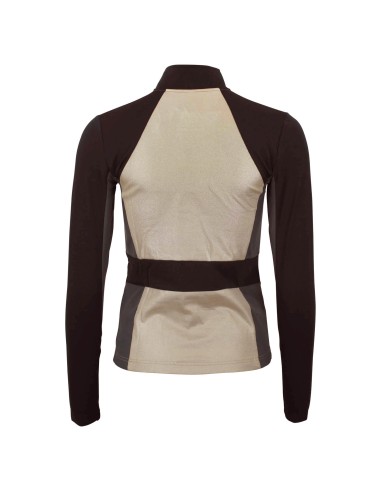 T-shirt 1ère peau demi-zip femme ANATH/CX