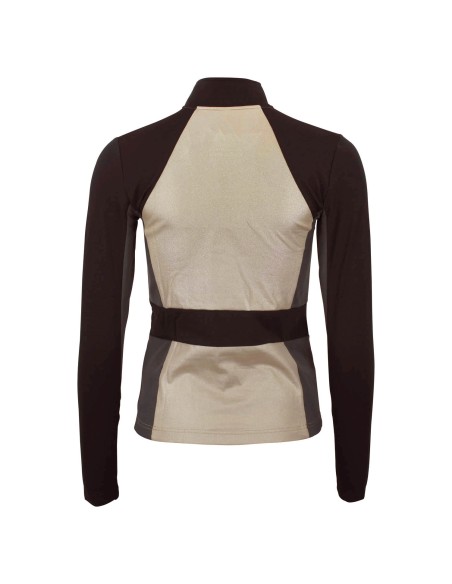 T-shirt 1ère peau demi-zip femme ANATH/CX