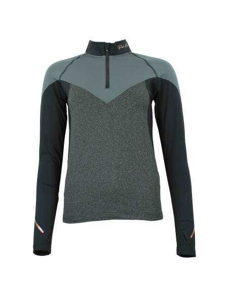T-shirt 1ère peau demi-zip femme ANTOR/CX