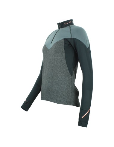 T-shirt 1ère peau demi-zip femme ANTOR/CX