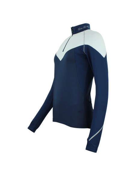 T-shirt 1ère peau demi-zip femme ANTOR/CX