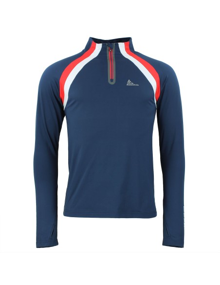 T-shirt 1ère peau demi-zip homme CRANIUM/CX