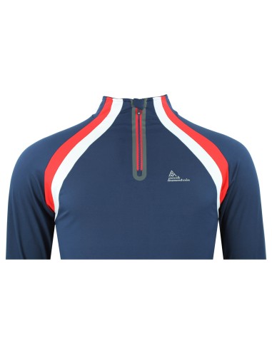 T-shirt 1ère peau demi-zip homme CRANIUM/CX